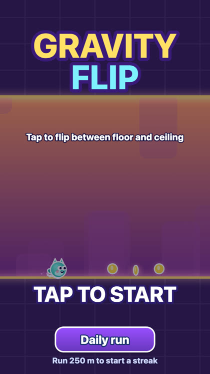 Gravity Flip game screenshot